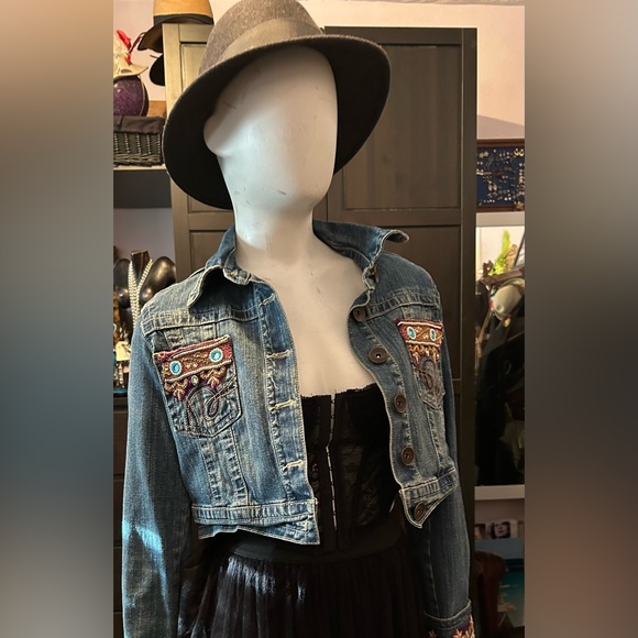 Handcrafted  Up cycled Coldplay jacket - Picture 4 of 13